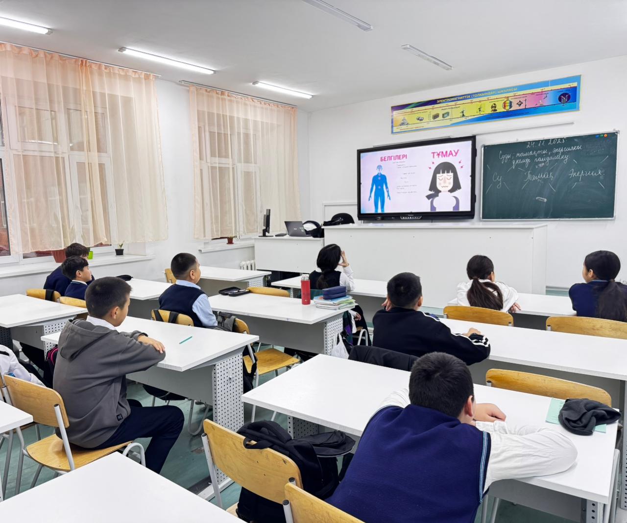 Были проведены классные часы на тему «Грипп и пути его профилактики».